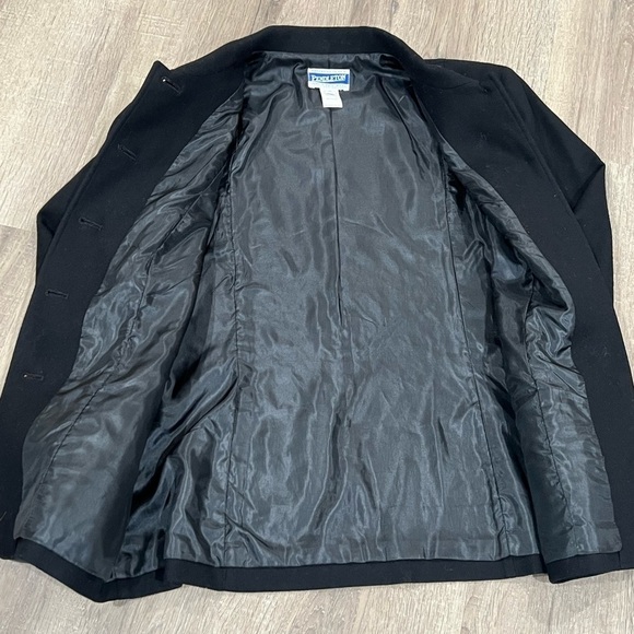 Pendleton Size 10 Made in USA 100% Wool Button Front Blazer Coat Classic Chic - Picture 8 of 9